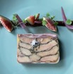 foie gras poché en terrine au vin rouge et lard de colonata